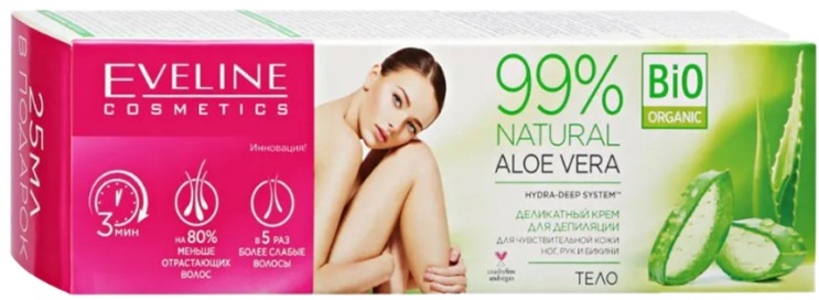Eveline Cosmetics крем для депиляции, для зоны бикини 125 мл