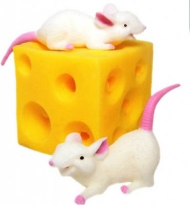 Игрушка-мялка Qunxing Toys 80-9591 желтый