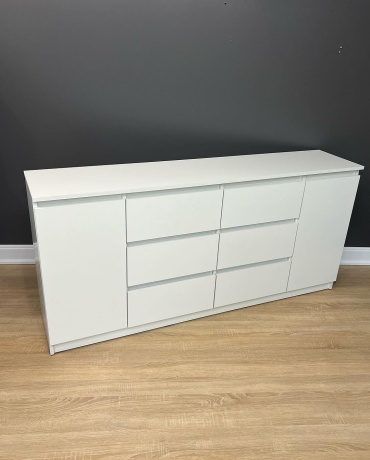 Комод Aiba Mebel 957365428, 160x35x75 см, белый