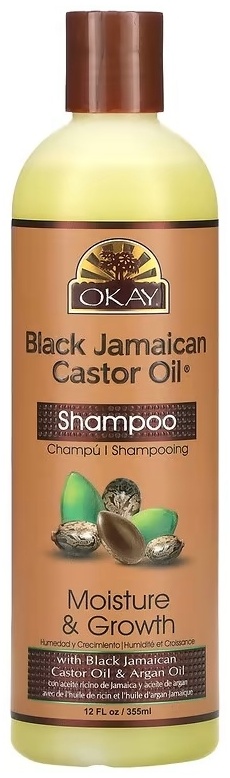 Okay Pure Naturals Black Jamaican Castor Oil шампунь 355 мл