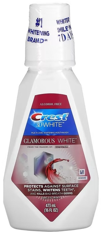 Crest 3D White Glamorous White ополаскиватель мятный 473 мл
