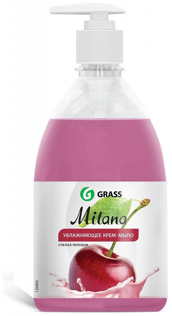 Жидкое мыло туалетное Grass Milana Спелая черешня 500 мл