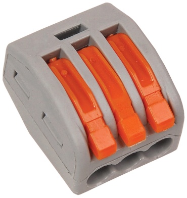 Клемма UNIT 222-413 от 0.08 до 2.5 кв.мм, 1 шт