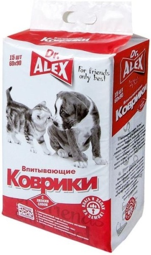 Dr.Alex пеленка одноразовая 15 шт