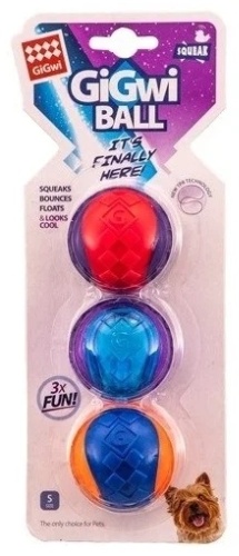 GiGwi мячик BALL 75326 мультиколор 3 шт