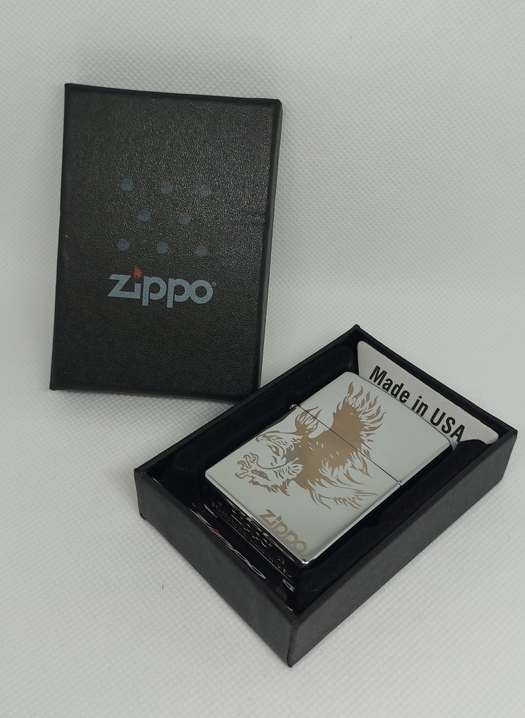 Zippo бензиновая зажигалка GT007 Eagle, латунь