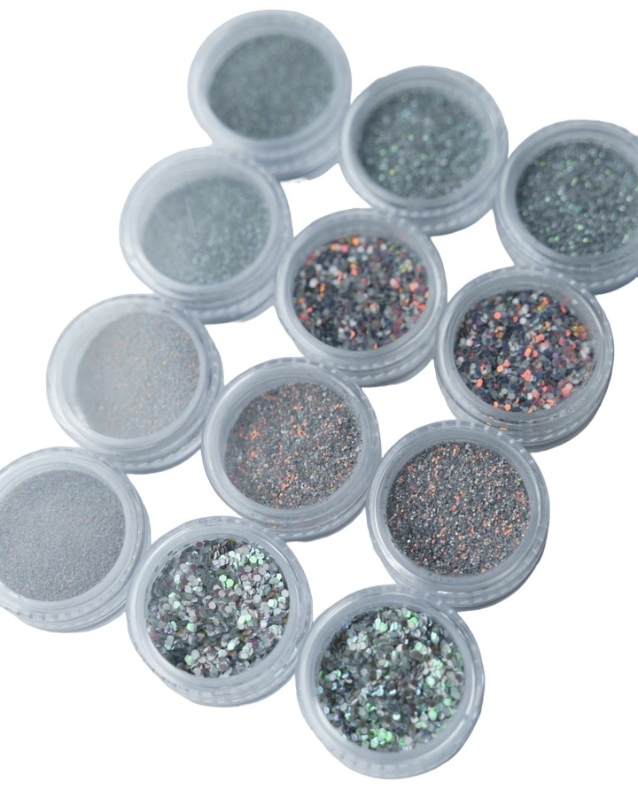 Swanky Stamping блестки голографические 12 шт