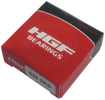 HGF BEARINGS подшипник качения шариковый радиальный цилиндрический однорядный (626-2RS 180026)