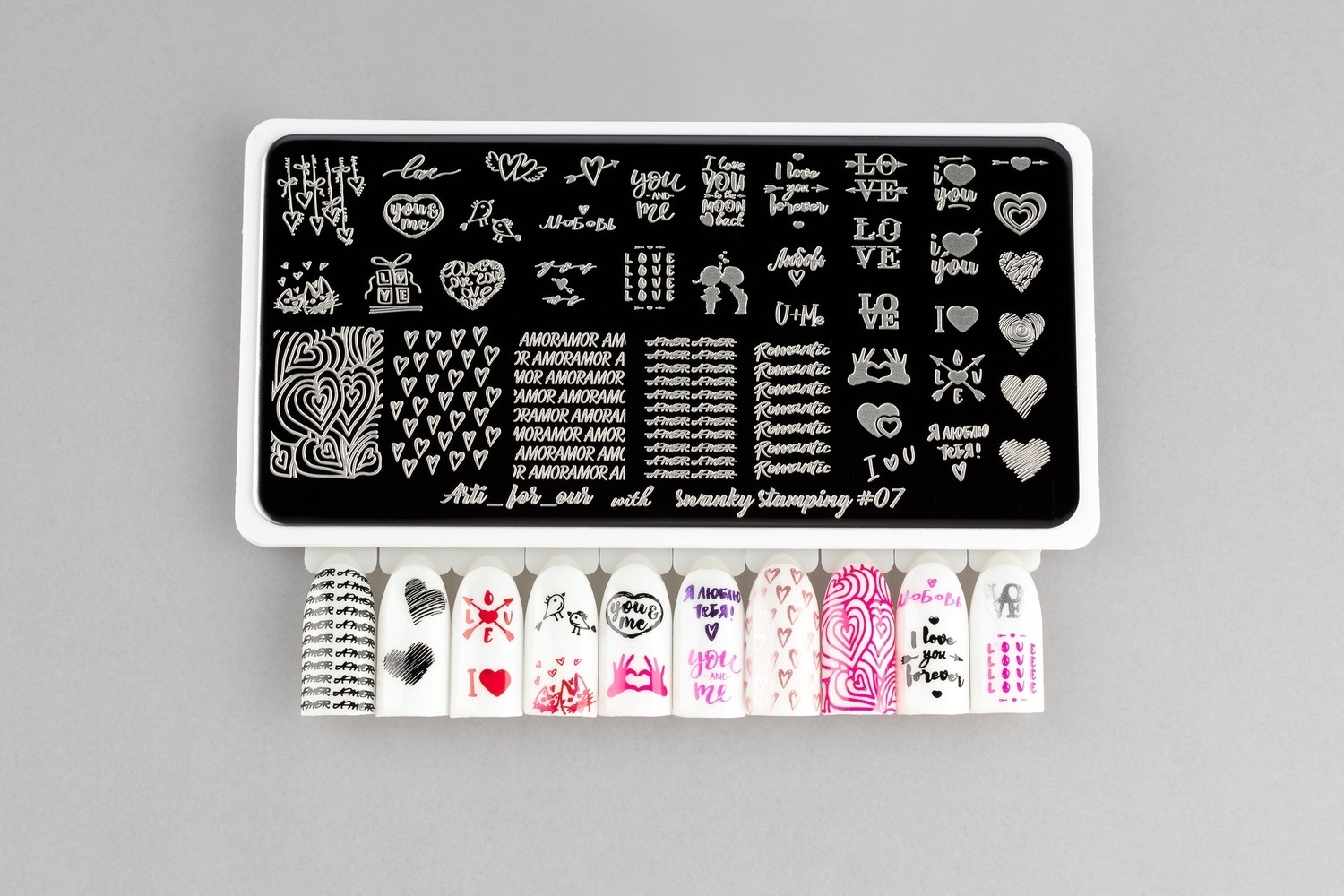 Swanky Stamping Пластина для стемпинга Arti for you 007