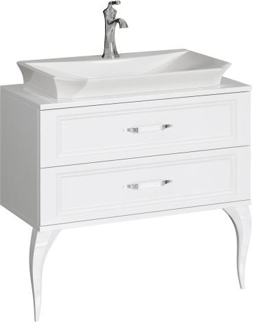 Aqwella La Donna0108W, 85x85.5x46 см, белый