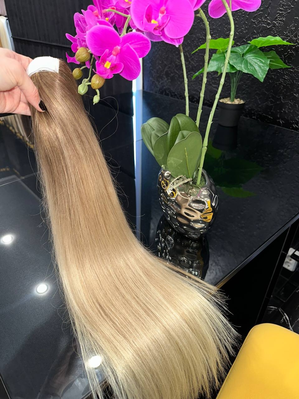 Kukla.hair.kz шиньон блонд омбре женский