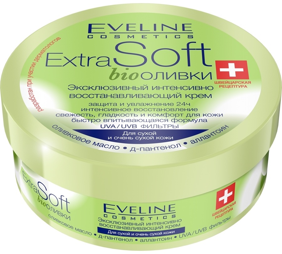 Eveline Cosmetics Extra Soft Bio Оливки крем для тела 200 мл