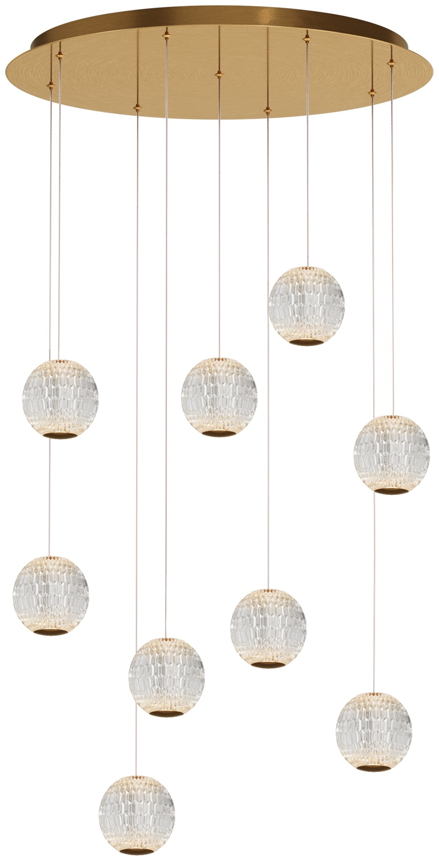Люстра подвесная Maytoni LED, кол-во ламп: 9 шт