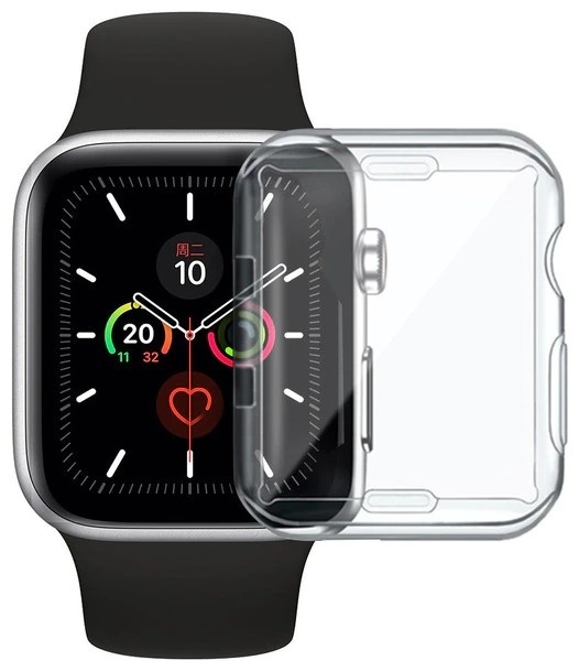 Купить Чехол для Apple Watch 1, 2, 3, 42 мм прозрачный в Алматы ...