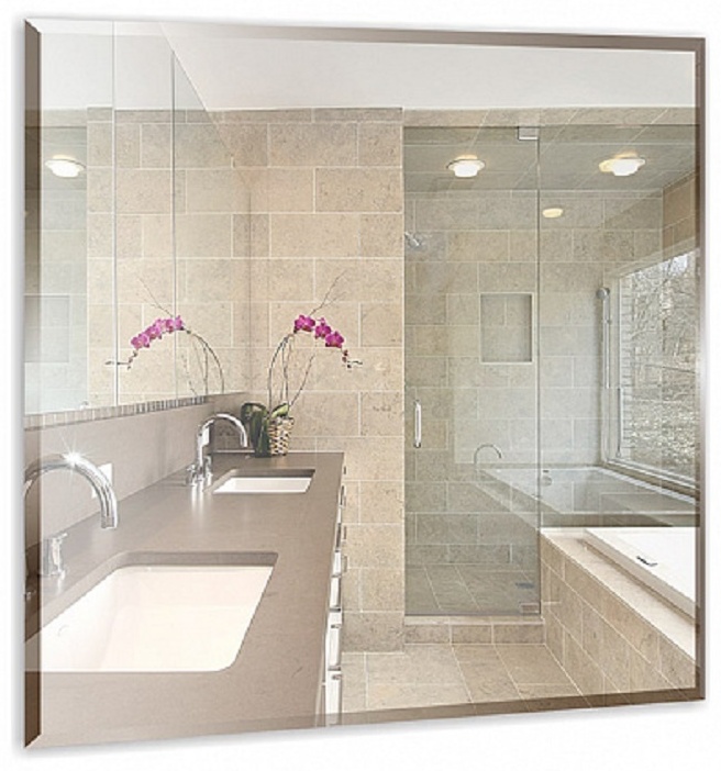 Зеркало настенное Mixline 40x40 см