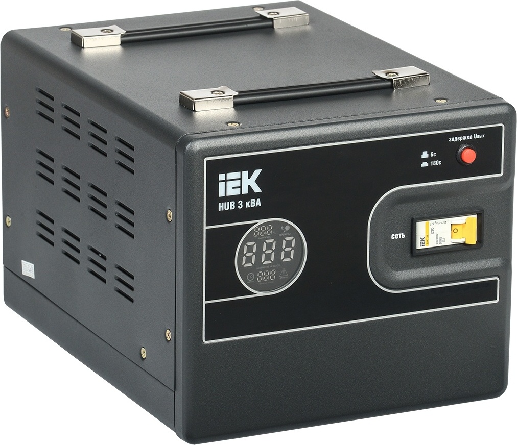 Стабилизатор напряжения IEK HUB 3 кВА