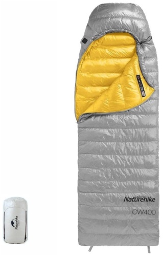 Naturehike CW400-D L одеяло трекинговый серый