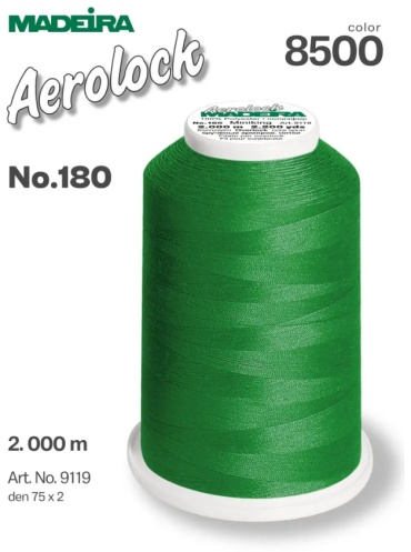 Нить оверлочная Aerolock №180 2200 яр / 2000 м 9119-8500