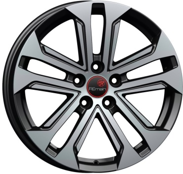 Remain R244 7x18/5x108 D65.1 ET36 4 диска черный, серебристый