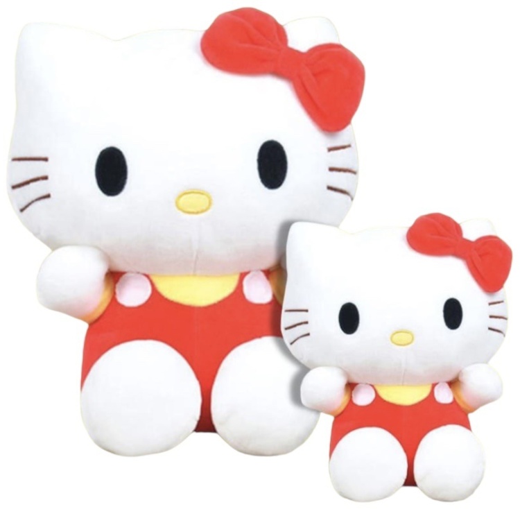 Мягкая игрушка Hello Kitty в комбинезоне 21 см купить в Минске