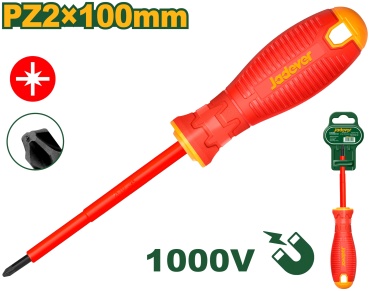 Jadever отвертка JDSD7274 PZ3х100 мм