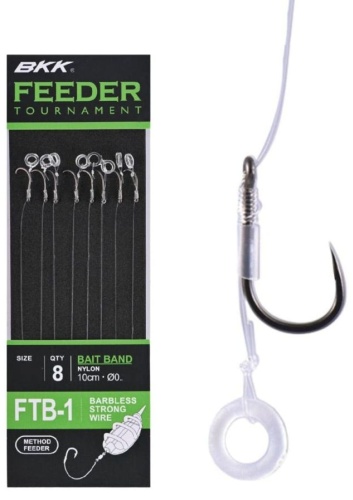 BKK Feeder Tournament FTB-1 Bait Band Rigs №14 8 шт
