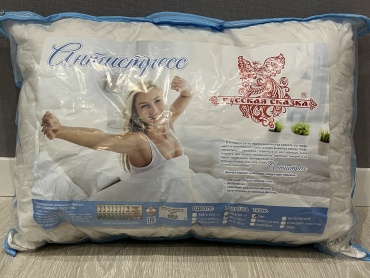 Подушка Русская сказка 50x70 см, микроволокно, силиконизированное волокно