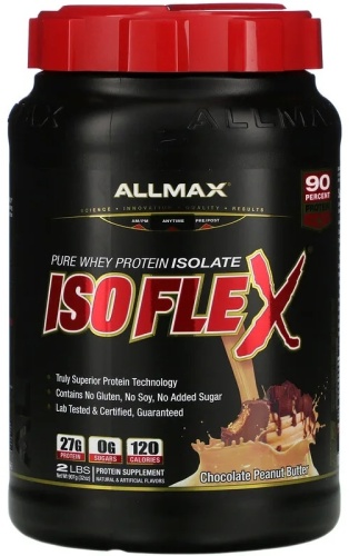 ALLMAX Nutrition Isoflex Шоколад и арахисовая паста 907 г