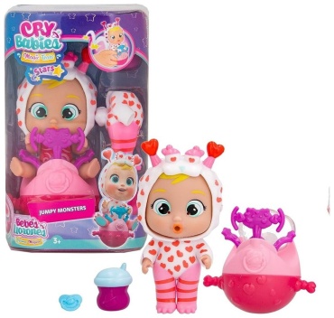 Пупс Cry babies Прыгающий монстрик Момо 13.5 см