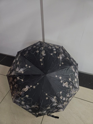 Складной зонт UMBRELLA полуавтомат черный
