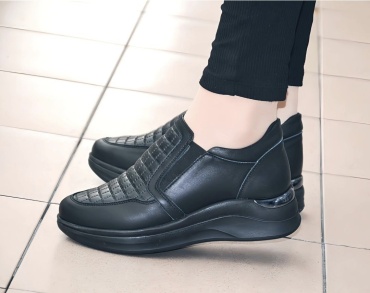 Слипоны Fashion черный
