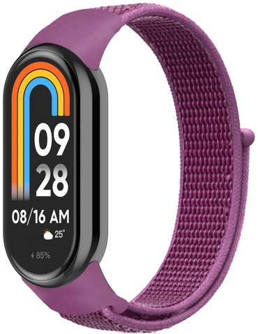 Ремешок MindStore для Xiaomi Mi Band 8, Mi Band 9, Smart Band 10 фиолетовый