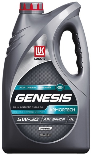 Синтетическое ЛУКОЙЛ GENESIS ARMORTECH 5W-30 4 л