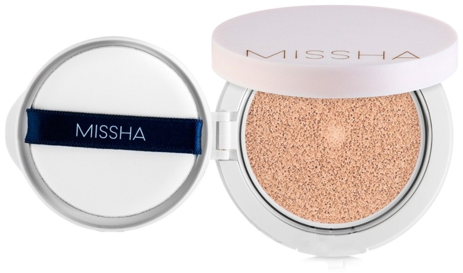 Пудра MISSHA Velvet Finish Cushion SPF 50+ PA+++ сухая 23 бежевый