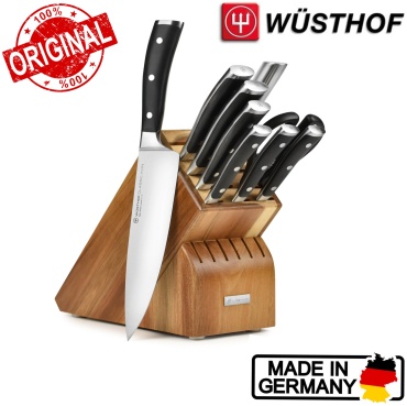 Универсальный WUSTHOF Classic Ikon Acacia, лезвие: углеродистая сталь 7 шт