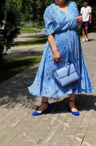 Повседневное платье Be style голубой