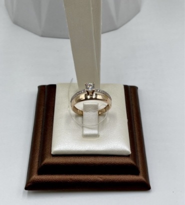 Sity Gold SSS424 размер 17 вес 1.75 г золото, фианит