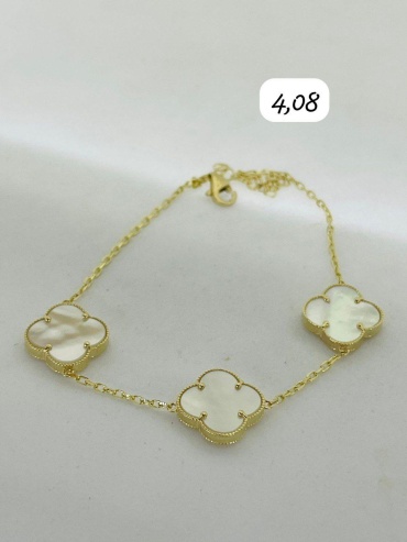 DARI GOLD 3578863 длина 18 см, вес 4.8 г золото, плетение отсутствует