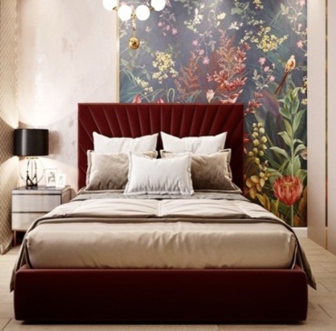 Седьмое Небо Perfect, 180x200 см, бордовый
