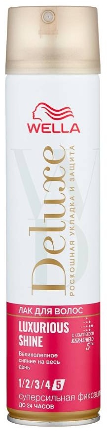 WELLA Deluxe Luxurious Shine лак экстрасильная фиксация 250 мл