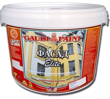 Gaudi Paint водно-дисперсионная Фасад Elite 15 кг, белый цвет