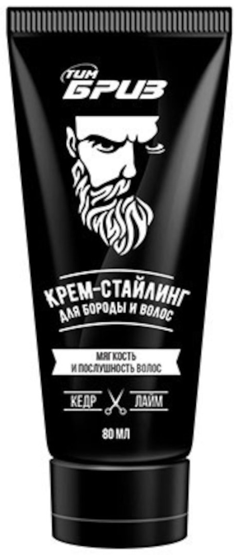 ТимБриз Крем-стайлинг для бороды и волос, 80мл