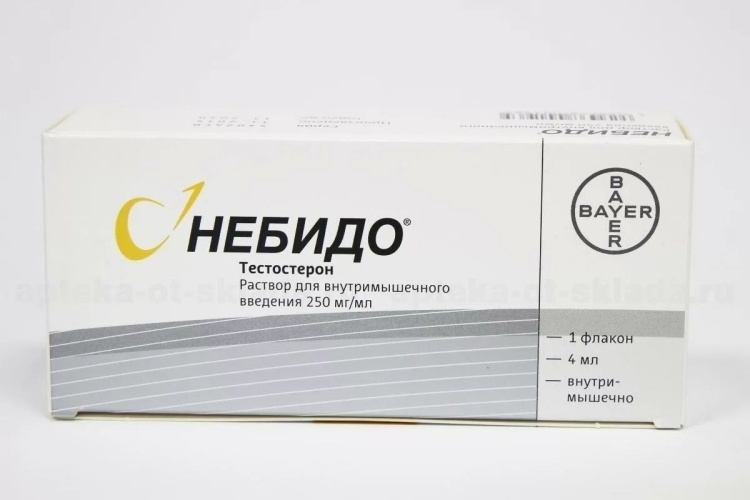 НЕБИДО 250мг/мл 4мл N1 р-р д/в/м введ