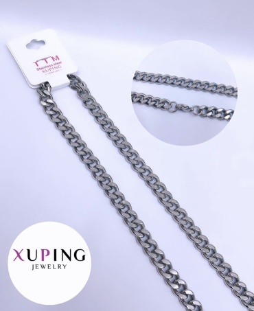Цепь Xuping Jewelry длина 60 см медицинская сталь без вставок
