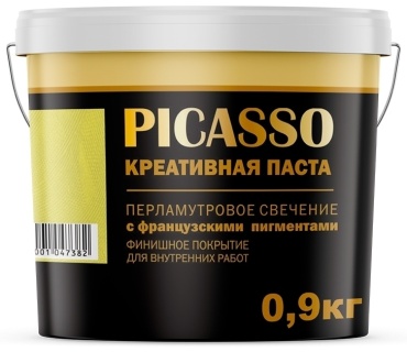 РАДУГА Picasso акриловая основа, тон золотой блеск 0.9 кг