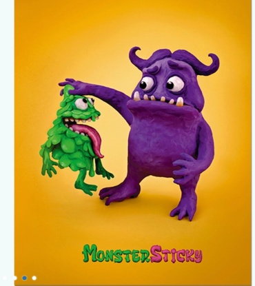 Общая тетрадь Полином MonsterSticky Арт 3104-48, 48 л, А5, клетка, мягкая обложка, 1 шт