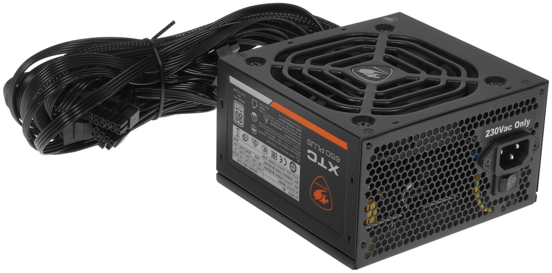 Блок питания COUGAR XTC 650 PLUS 650 Вт