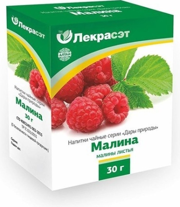 Лекра-Сэт листья Малина 30 г