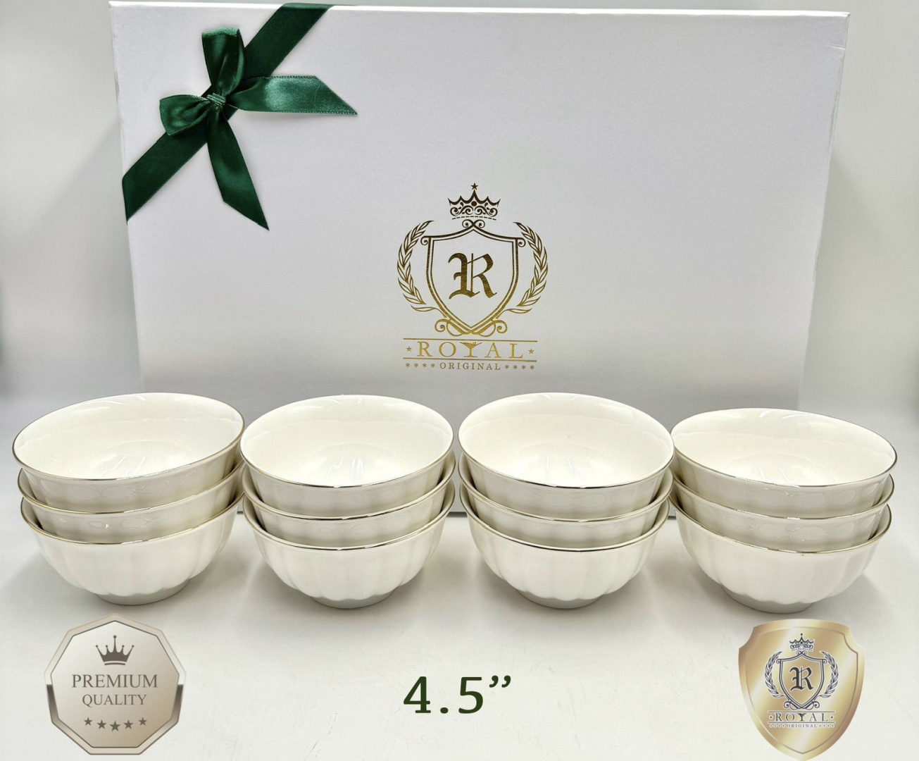 ROYAL набор пиал 200, керамика, 12 шт