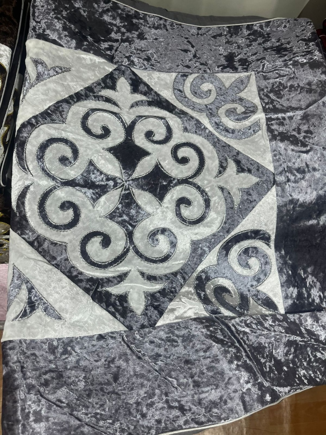 Home Textile чехол для корпе 220x80 см, без наполнителя, серый